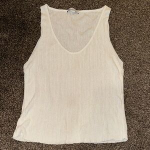 *DONATED* Zara White See Through Blouse